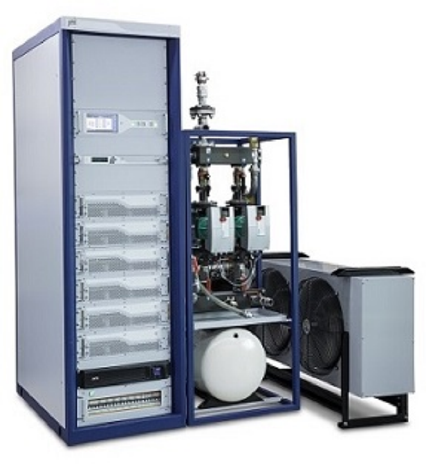 ATSC 3.0 6kW 수냉식 UHD 송신기. [사진=진명통신]