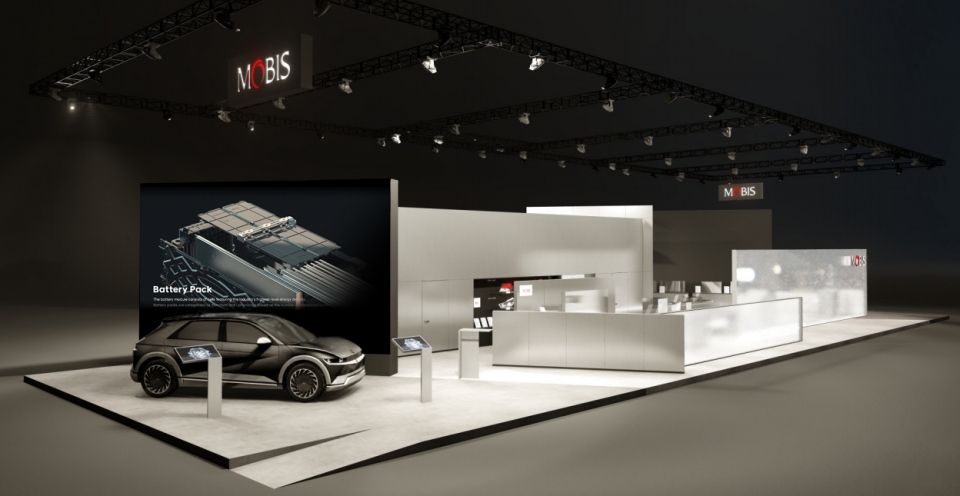 현대모비스 IAA 모빌리티 2021 부스 조감도. [사진=현대모비스]