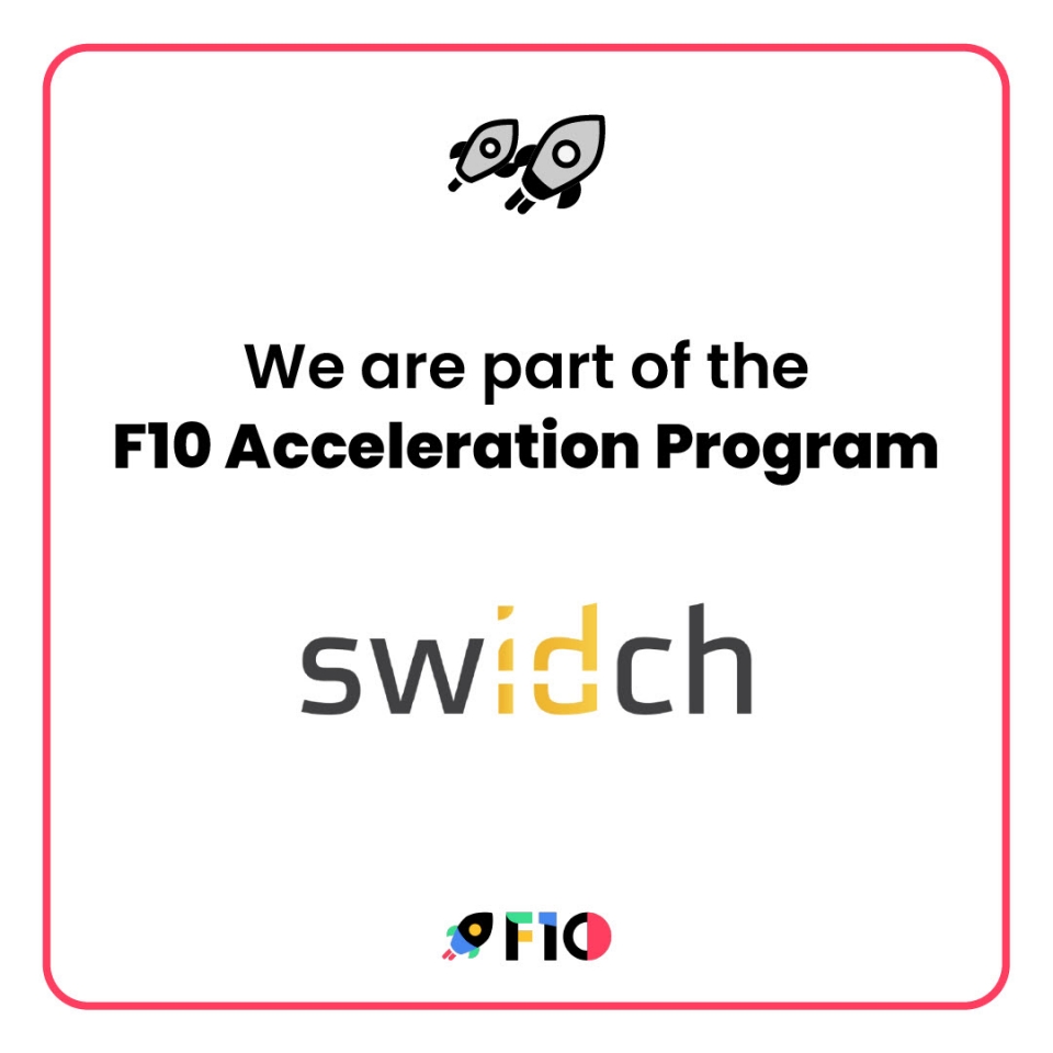 F10 스타트업 육성 프로그램 선정 배지 [사진=센스톤]