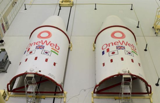 우주인터넷 기업 원웹이 발사한 로켓의 모습. [사진=윈웹]