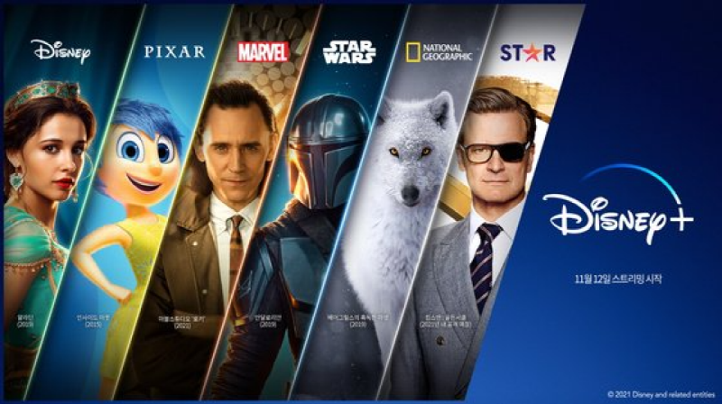 내달 12일부터 디즈니플러스의 국내 서비스가 시작됨에 따라 통신3사가 OTT 시장 새판 짜기에 총력을 기울이고 있다. [사진=월트디즈니코리아]