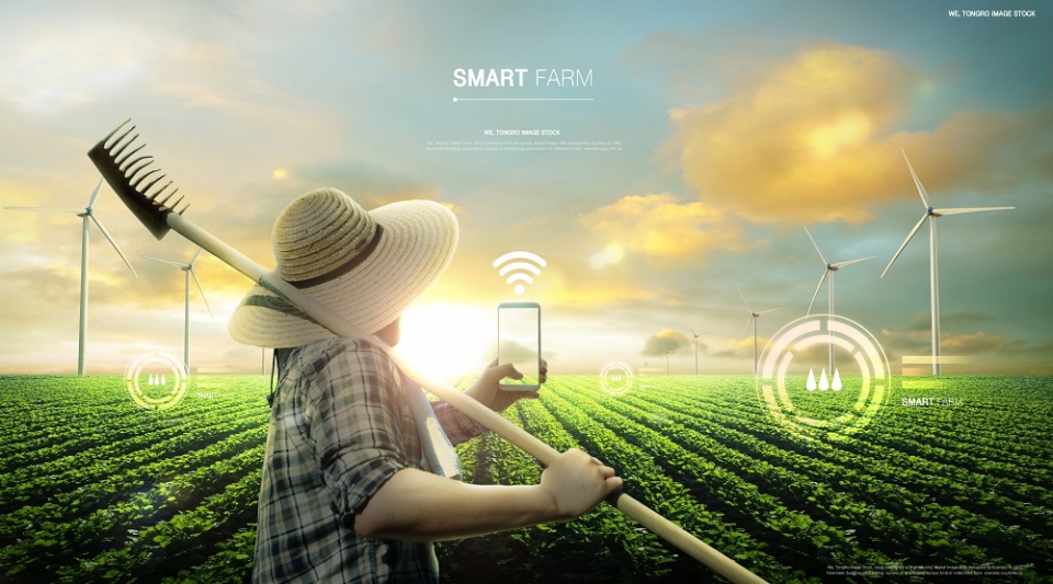 우리나라 농업을 수출 유망산업으로 육성해야 한다는 주장이다. [사진=클립아트코리아]