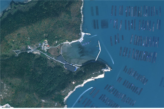 노화도·소안도 일대 관측 영상. [사진=국토부]