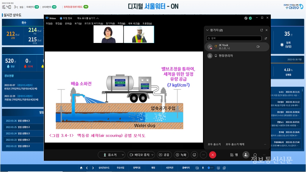 디지털 아리수 온은 현장대응 및 실시간 자료 공유도 지원한다. [자료=서울시]