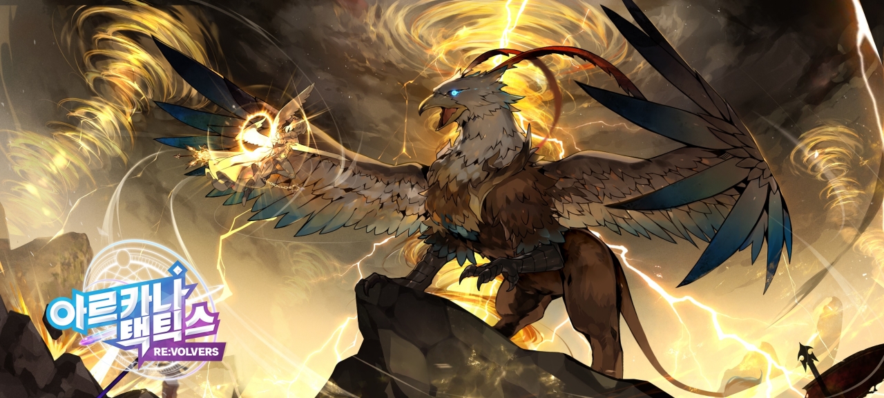 ‘아르카나 택틱스: 리볼버스’가 글로벌 업데이트를 진행한다. 사진은 게임 메인화면. [사진=컴투스홀딩스]