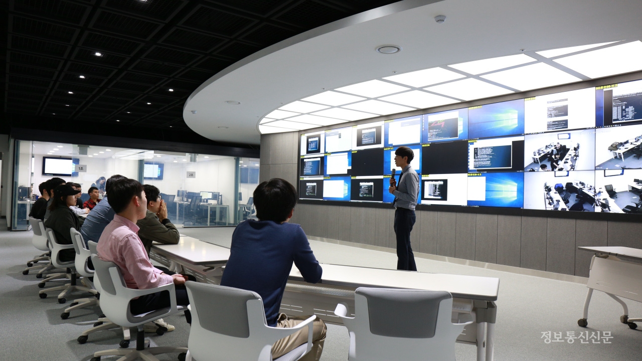 실전형 사이버훈련장 오프라인 교육장. [사진=과기정통부]