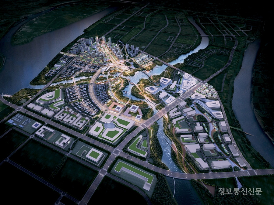 부산 에코델타 스마트시티 국가시범도시 조감도. [자료=윈스]