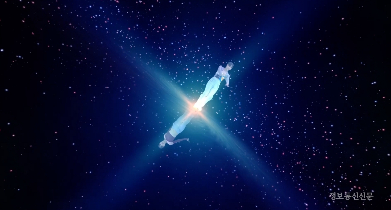 뮤타 플랫폼에 등장한 스우파의 효진초이. [자료=이모션웨이브]