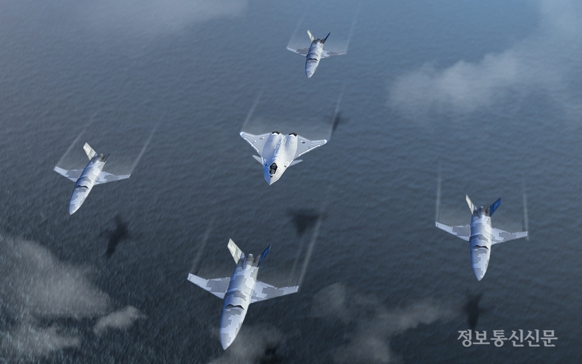 저피탐 무인편대기 개념도. [자료=대한항공]