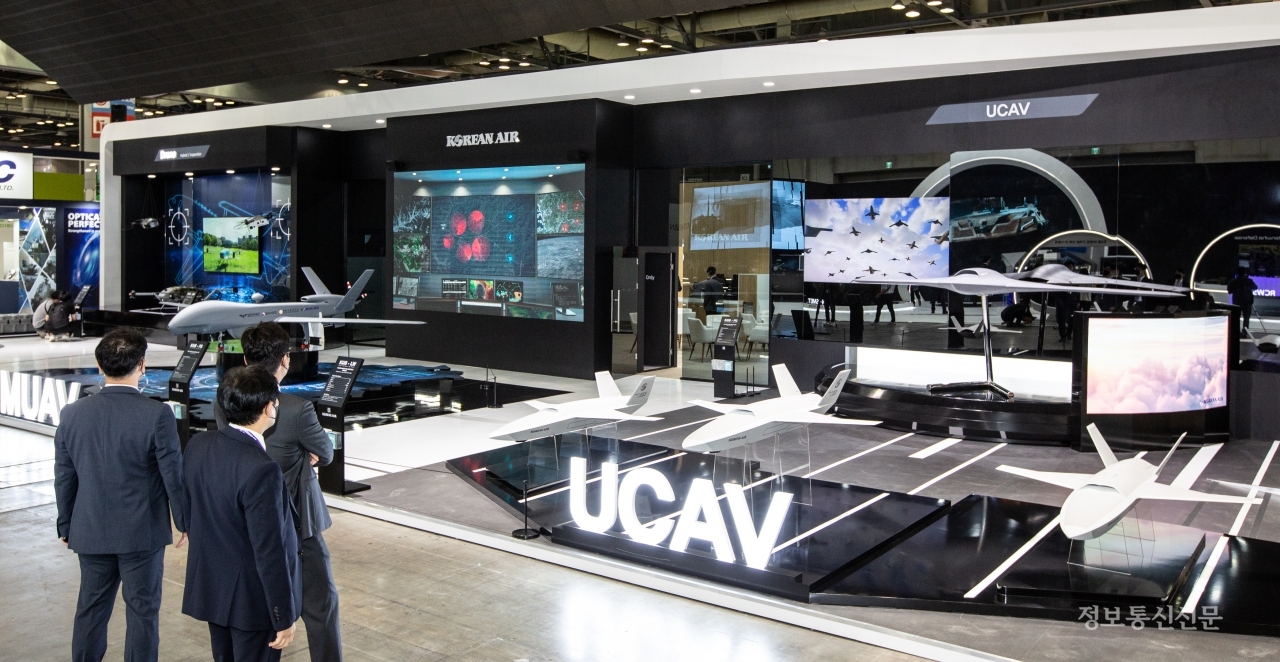 DX KOREA 2022 실내 전시공간에 위치한 대한항공 부스 전경. [사진=대한항공]