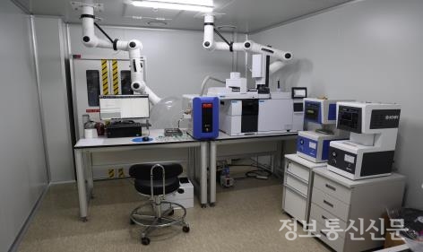 법과학융합연구센터 기체분석실. [사진=치안정책연구소]