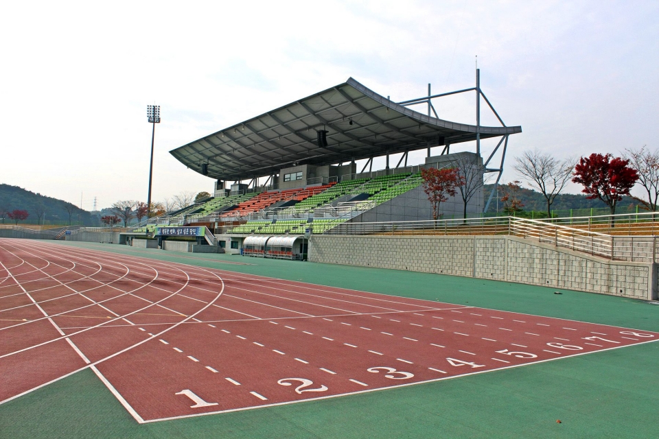 당진종합운동장 전경.