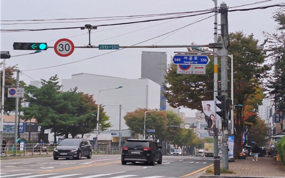 스마트교차로 설치 사례. [사진=인천시]