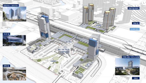 KTX 천안아산역 광역복합환승센터 조감도. [사진=국토부]