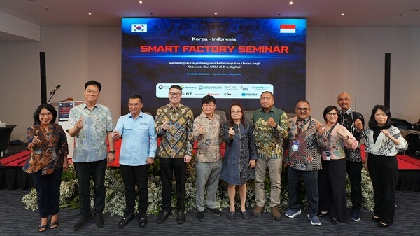 이노비즈협회는 인도네시아 현지에서 '제2차 한-인니 스마트팩토리 기업 협력 세미나'를 개최했다. [사진=이노비즈협회]