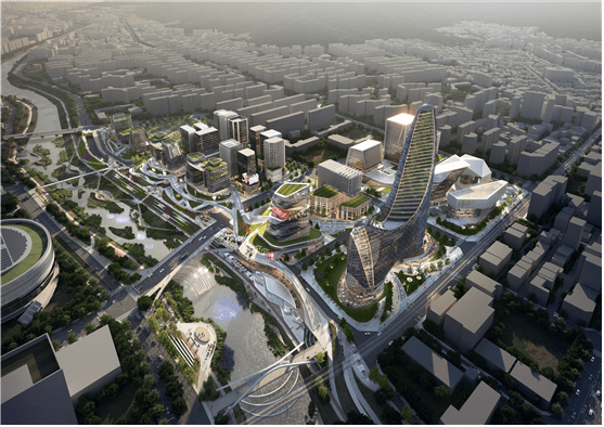 서울 디지털바이오시티(S-DBC) 전경 조감도. [자료=서울시]