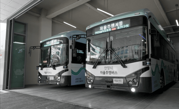 안양시가 운영 중인 자율주행 버스 ‘주야로’. [사진=국토부]