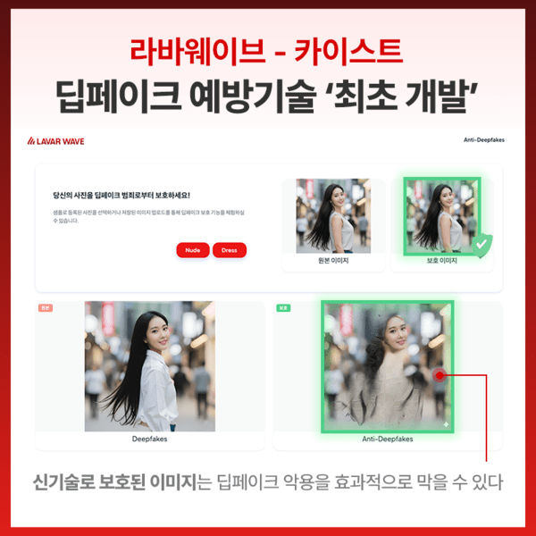 라바웨이브-카이스트, 딥페이크 사전예방 기술 개발