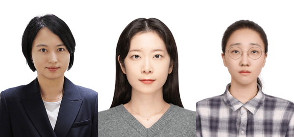 (왼쪽부터) DGIST 뇌과학과 엄지원 교수, 정혜지 박사후연수연구원, 현가은 석사과정생 [사진=DGIST]