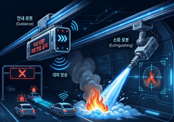 '레일로봇' 기반 터널 화재 대응 관심집중