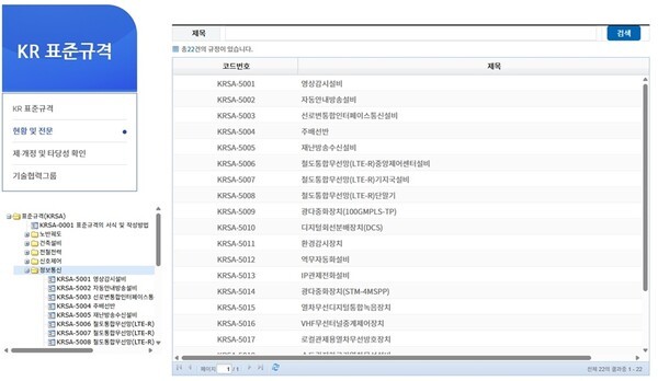 철도통신설비 표준규격 확인, 더 쉽고 빠르게